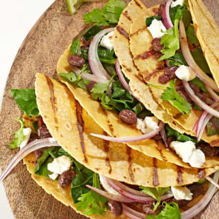 Rick Bayless' Greens &amp; Beans Tacos