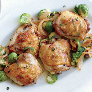 Roasted Chicken with Brussel Sprouts