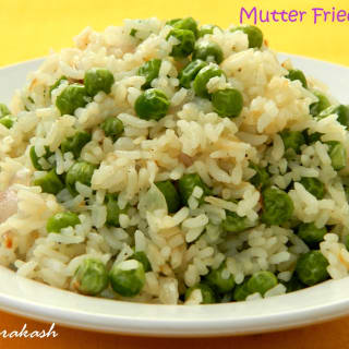 Roasted rice with green onion