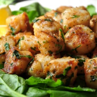 Sea Scallops With Lemon Butter Sauce