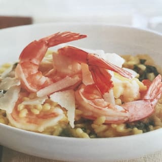 Shrimp & Arugula Risotto