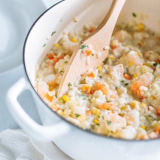 Shrimp Chowder Risotto