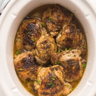 Slow Cooker Chicken Thighs