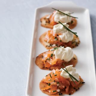 Smoked Salmon Crisps