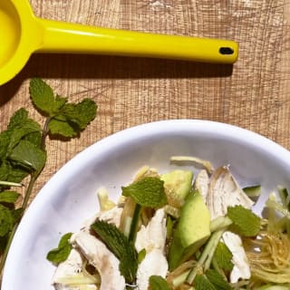 Spaghetti Squash and Avocado Chicken Salad