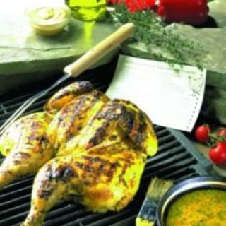 Spatchcocked Deviled Chicken