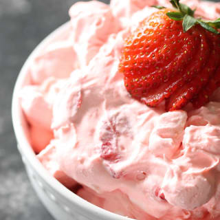 Strawberry Jello Fluff Salad Recipe