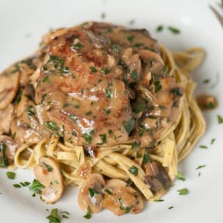 Tender Pork Marsala