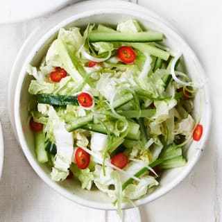 Thai cucumber slaw