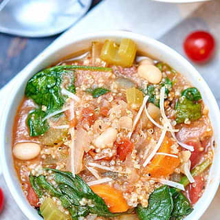 The Best Quinoa Minestrone