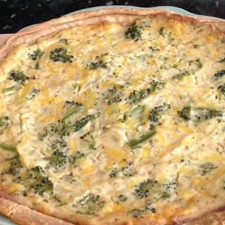 Tofu Quiche with Broccoli