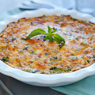 Turkey and Broccoli Crustless Quiche        <img class="recipe-log