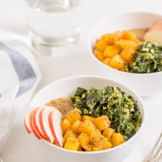 Vegan Amaranth Bowl with Garam Masala Butternut Squash