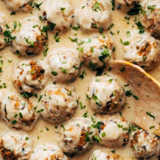 Vegetarian Swedish Meatballs