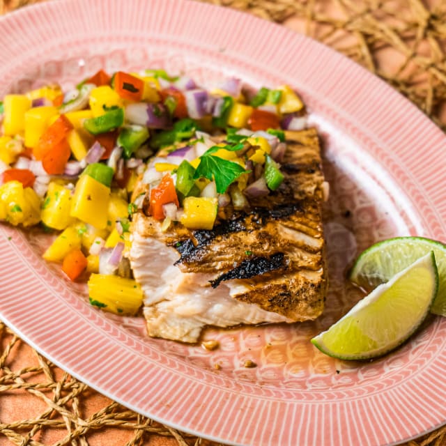Hawaiian-Inspired Grilled Mahi Mahi