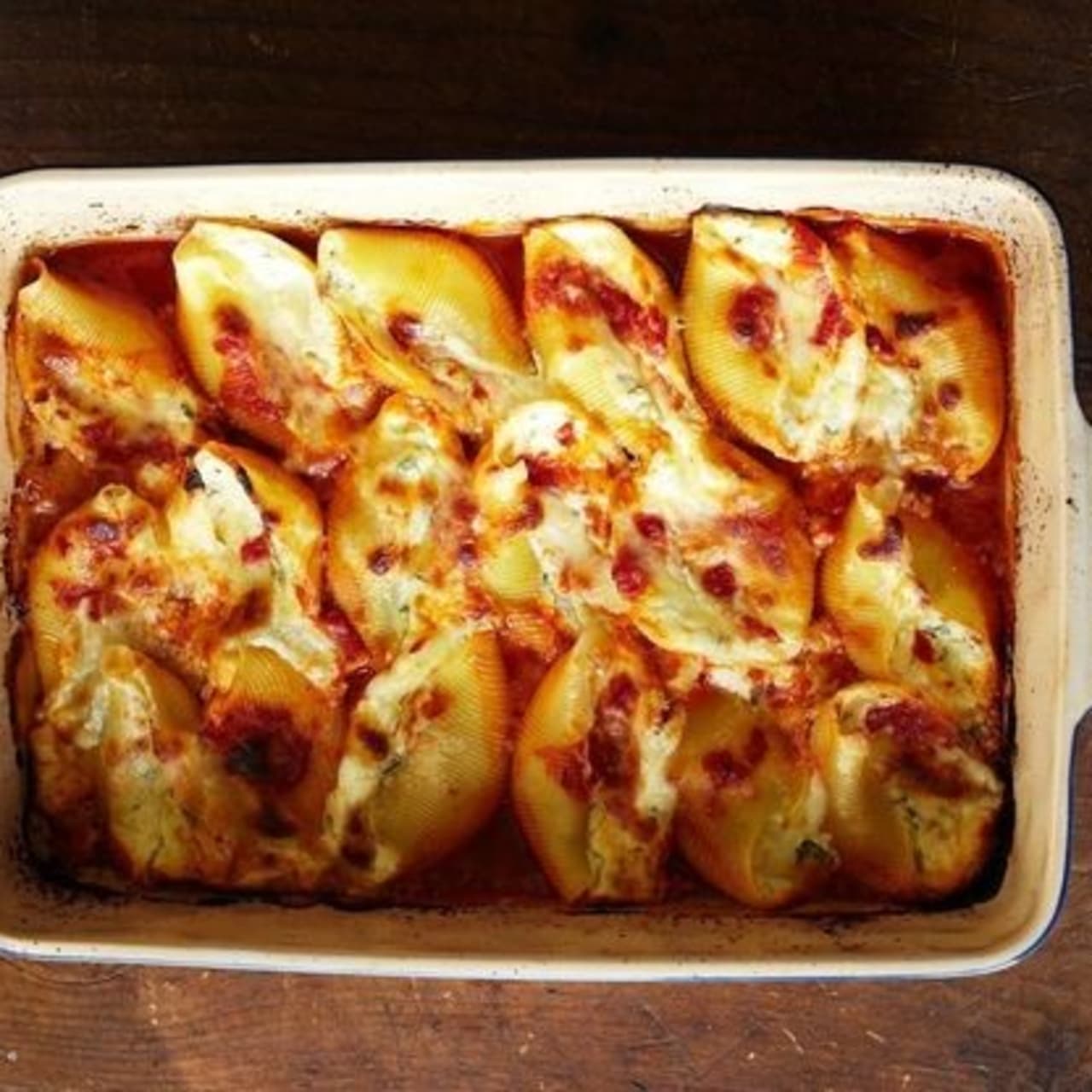 Baked Rice Shells Baked Stuffed Shells