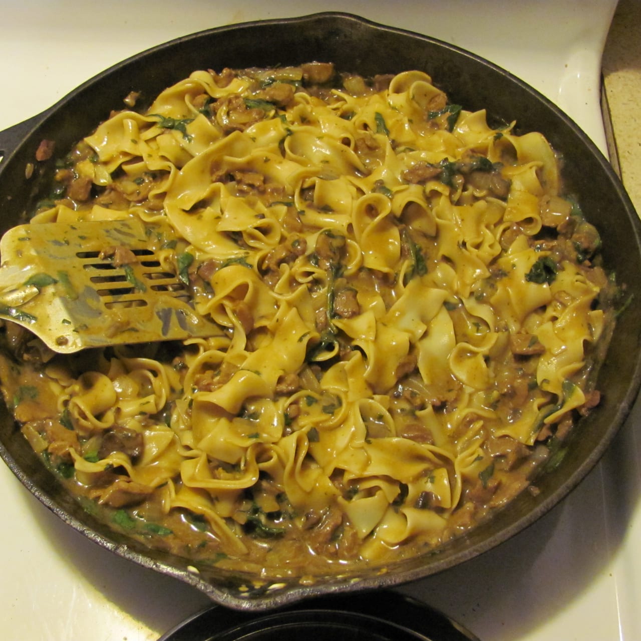 Beef Stroganoff- Unbelievably easy! (Kid-Friendly, Alcohol-Free)