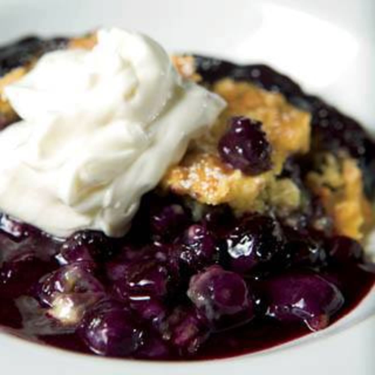 Blueberry dump cake