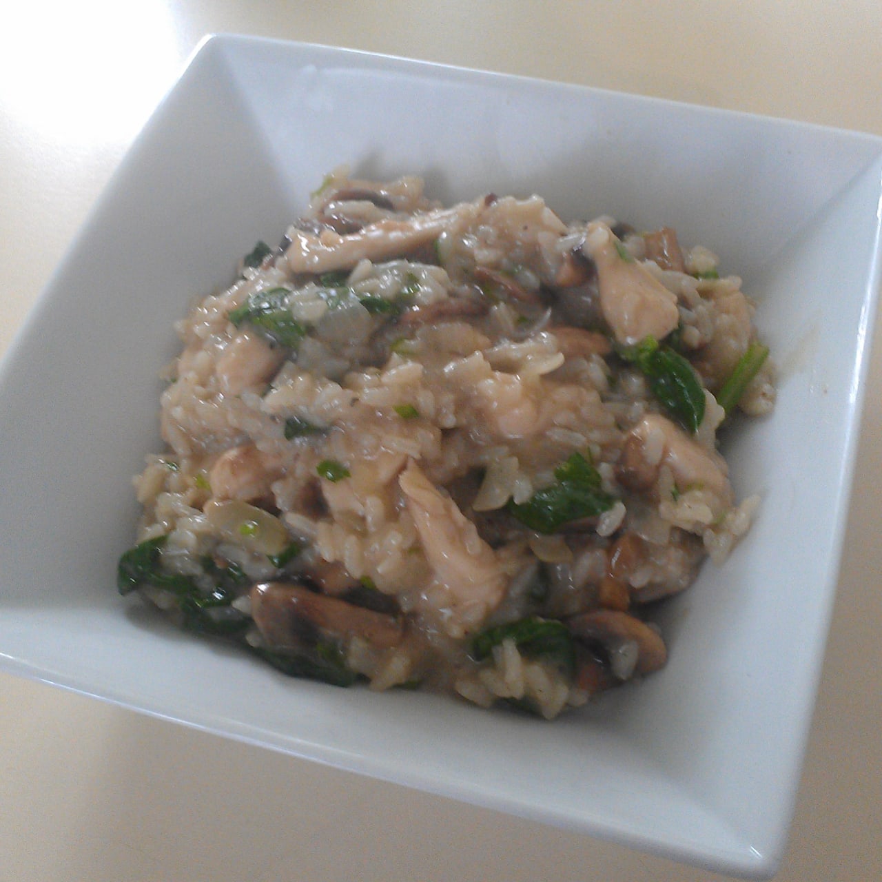 Chicken and Mushroom Risotto