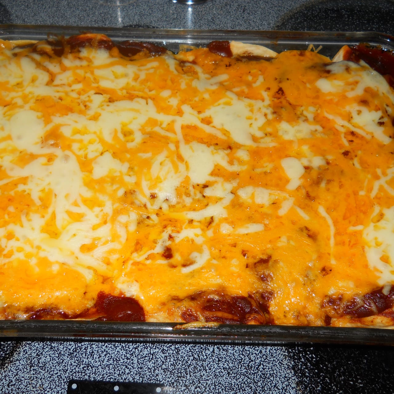 Creamy Cheesy Chicken Enchiladas