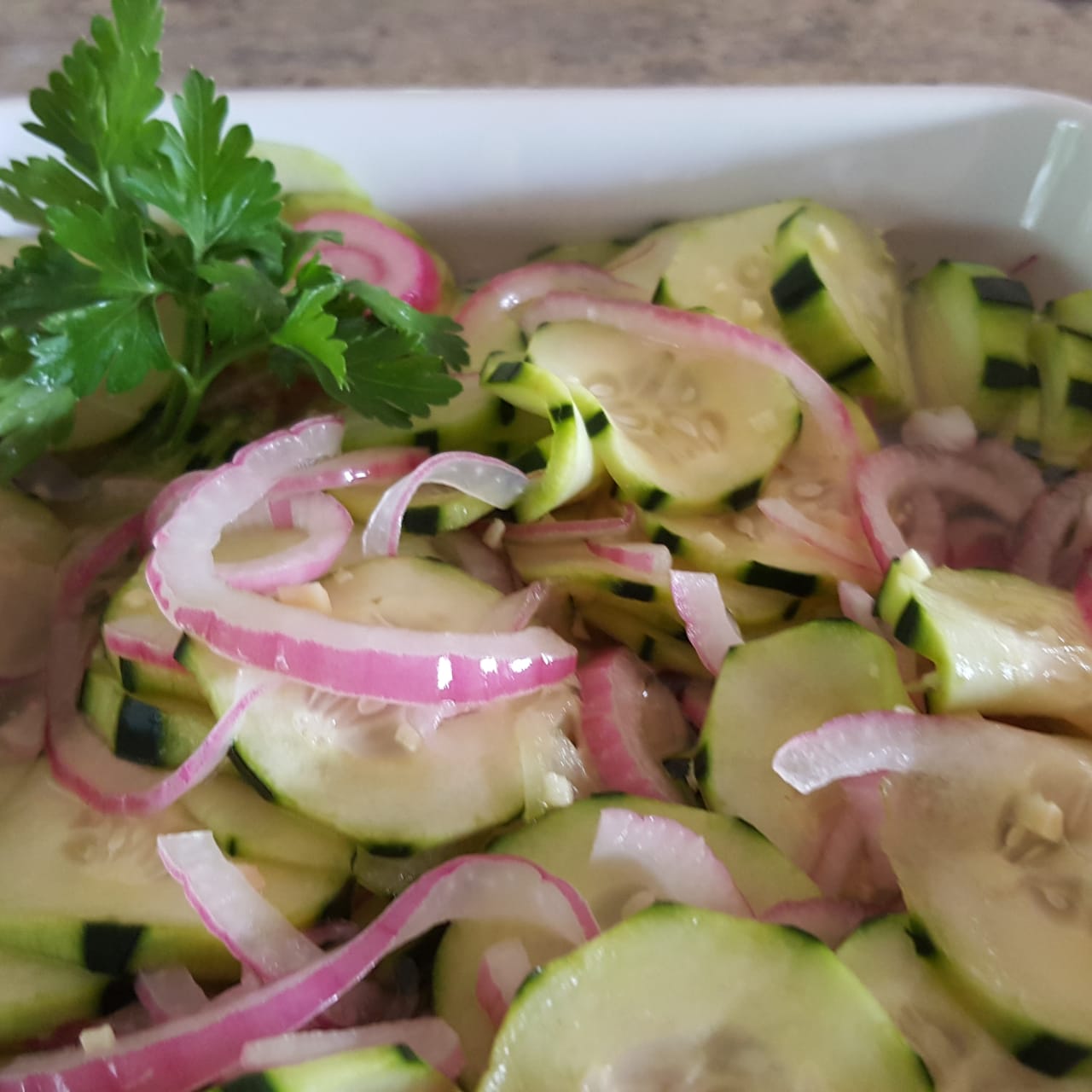 Danish Pickled Cucumbers