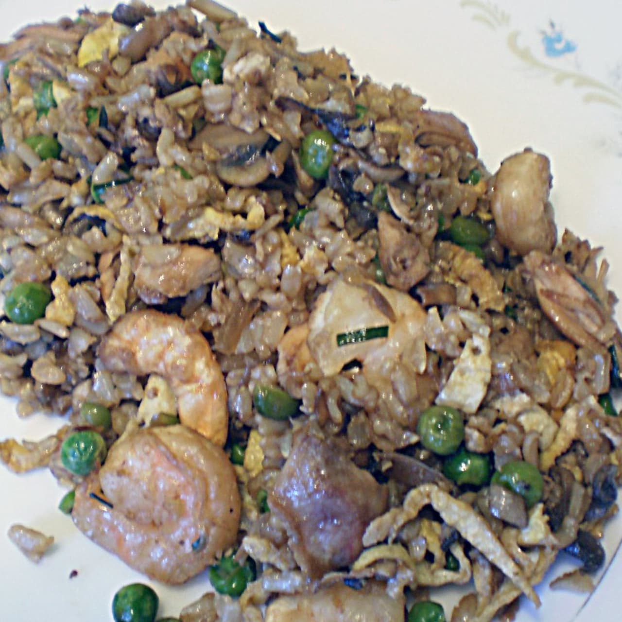 Fried Wild Rice with Mushrooms