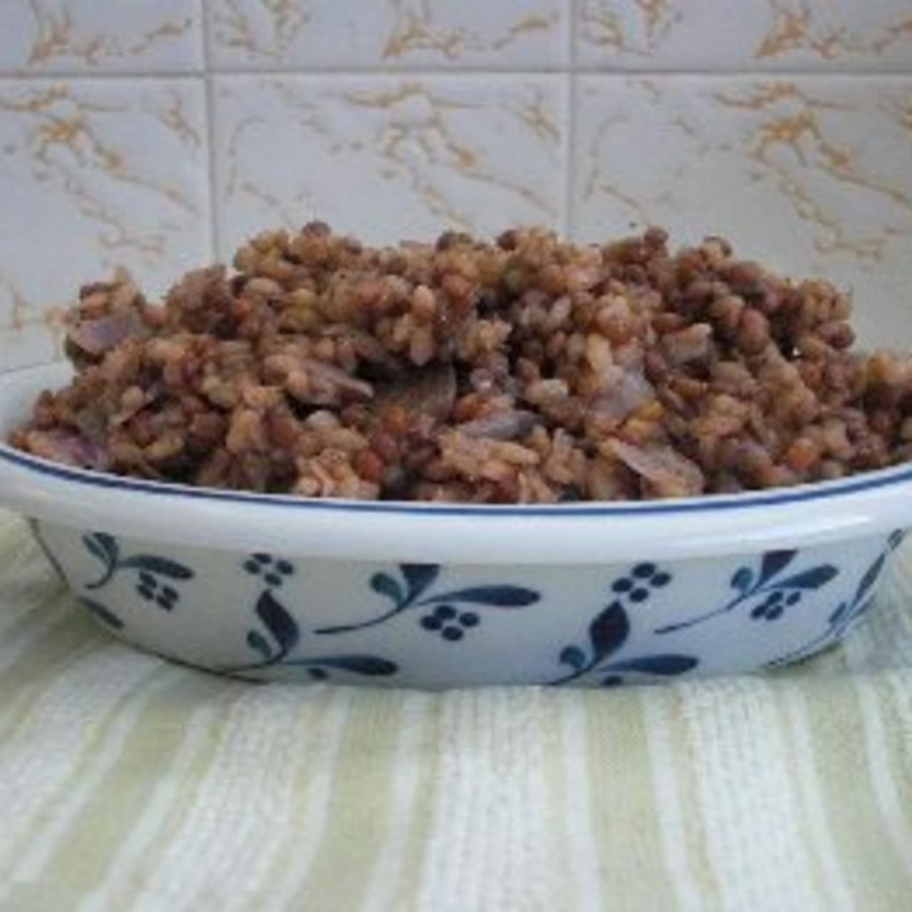 Garam Masala Lentil Pilau