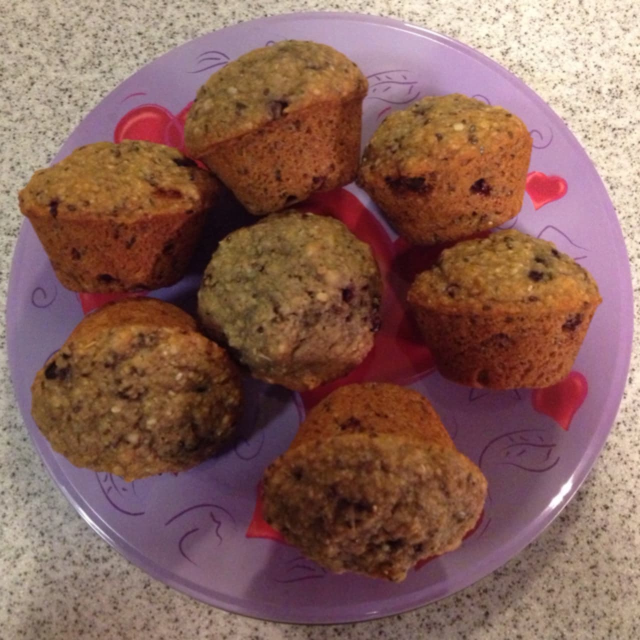 Hemp Kissed Blackberry Chia Muffins