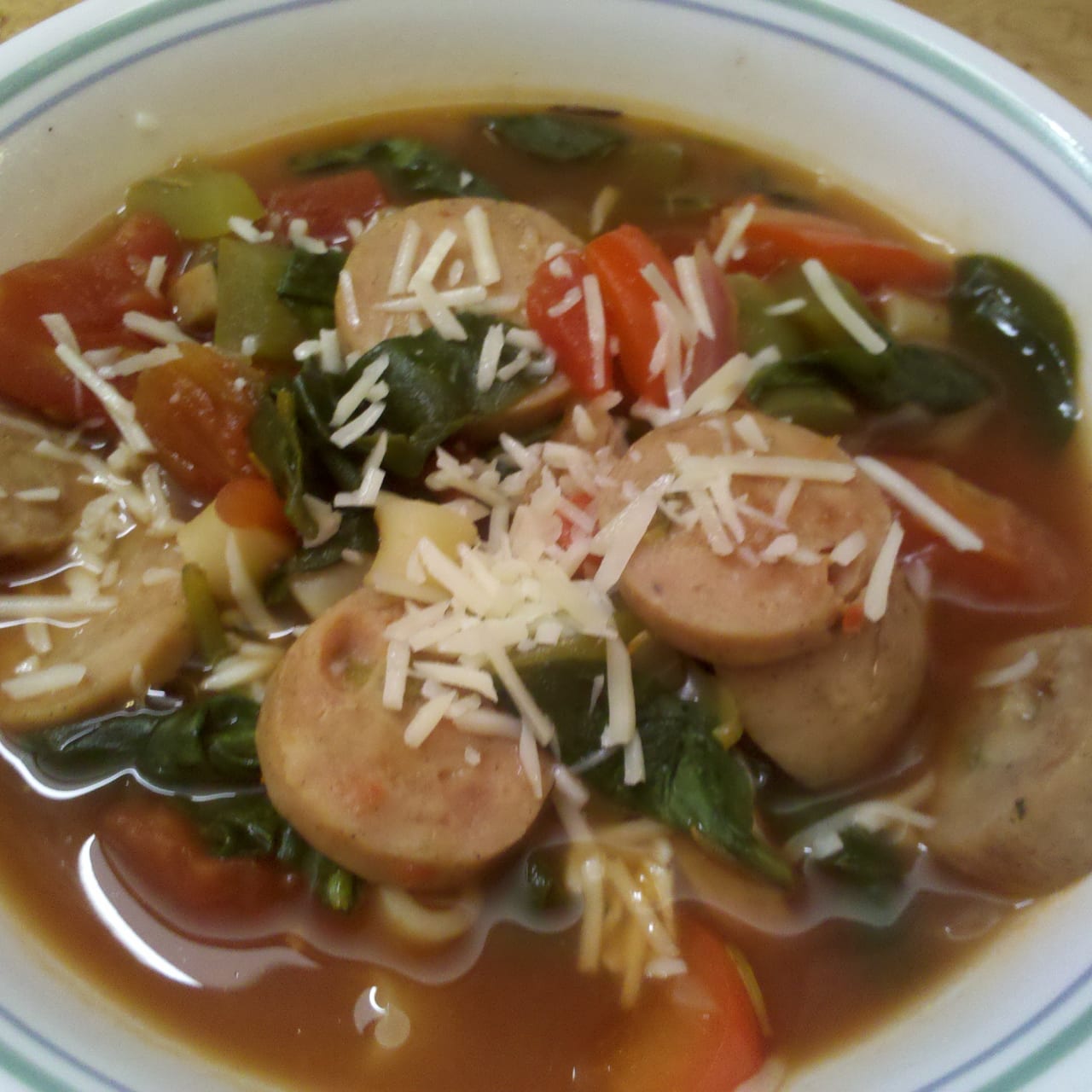 Italian Sausage & Escarole Stew