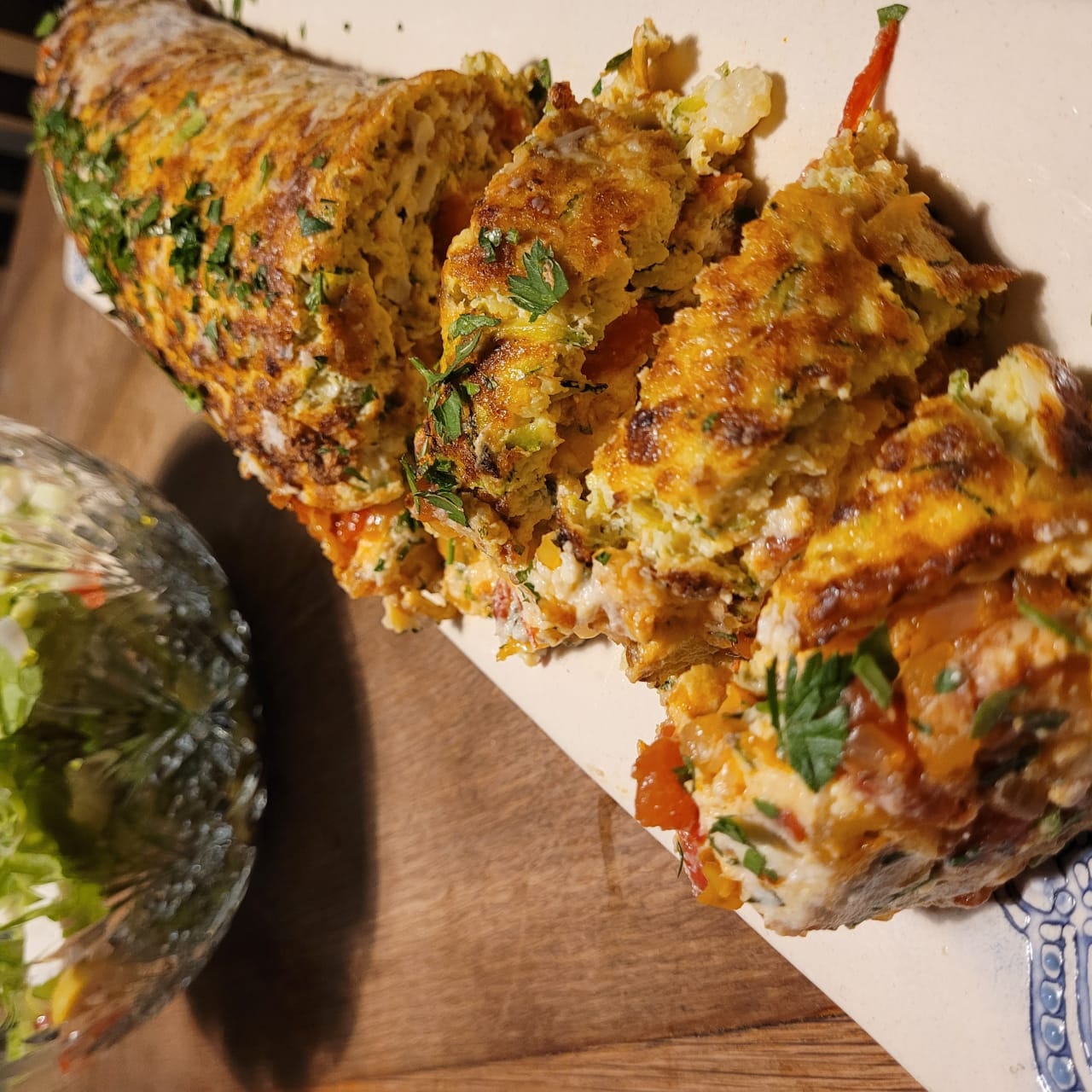 Mediterranean Courgette Roulade