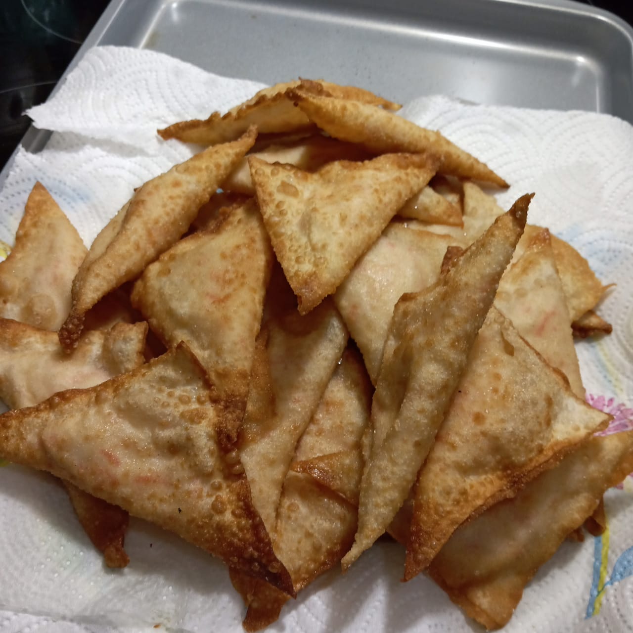 My cream cheese crab rangoon