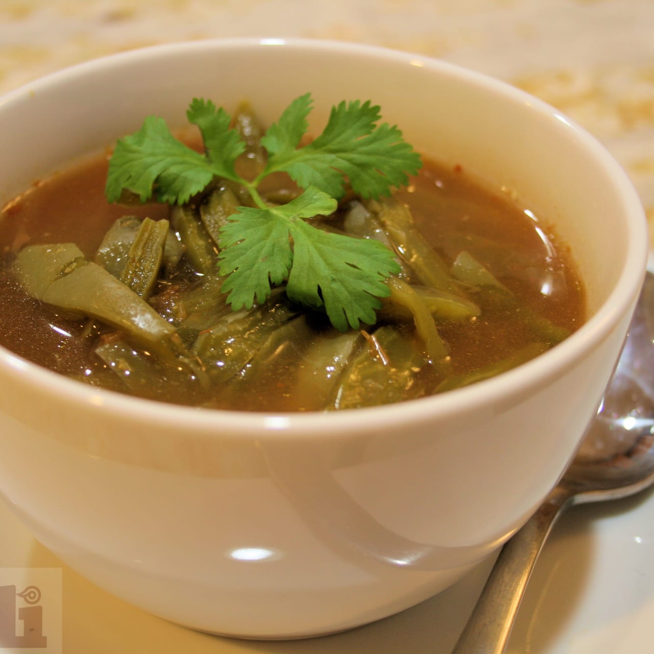 Nopal Cactus Soup (Molli Morelos)