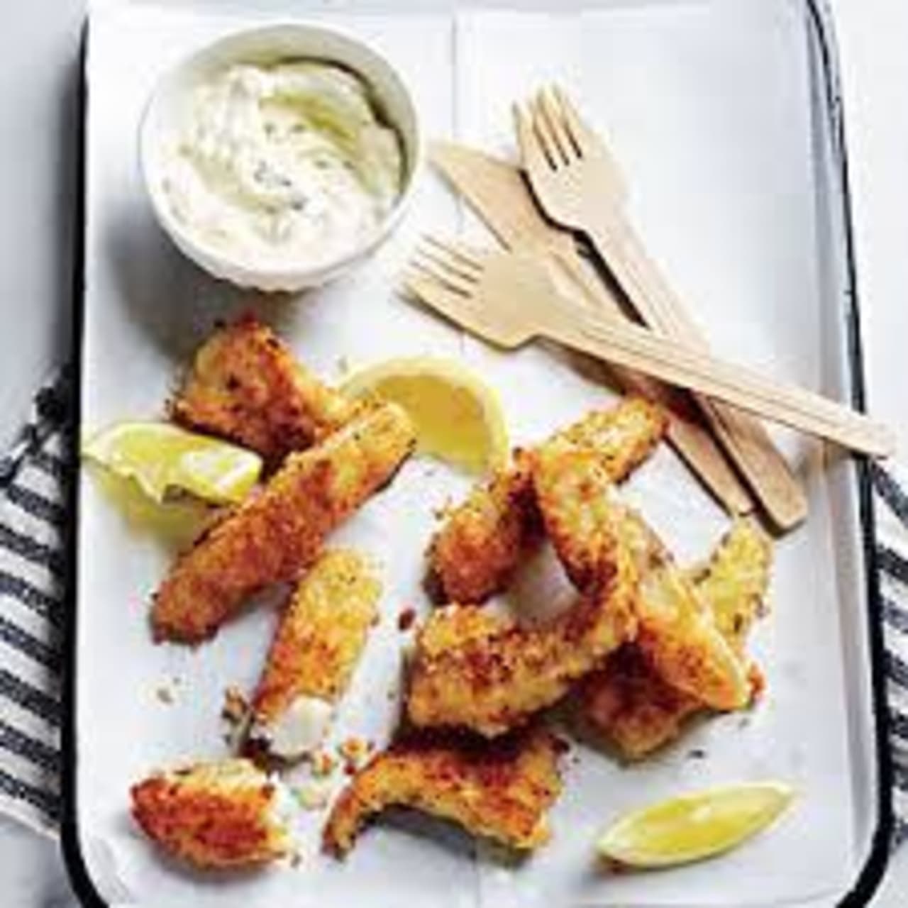 Panko Crusted Fish Sticks