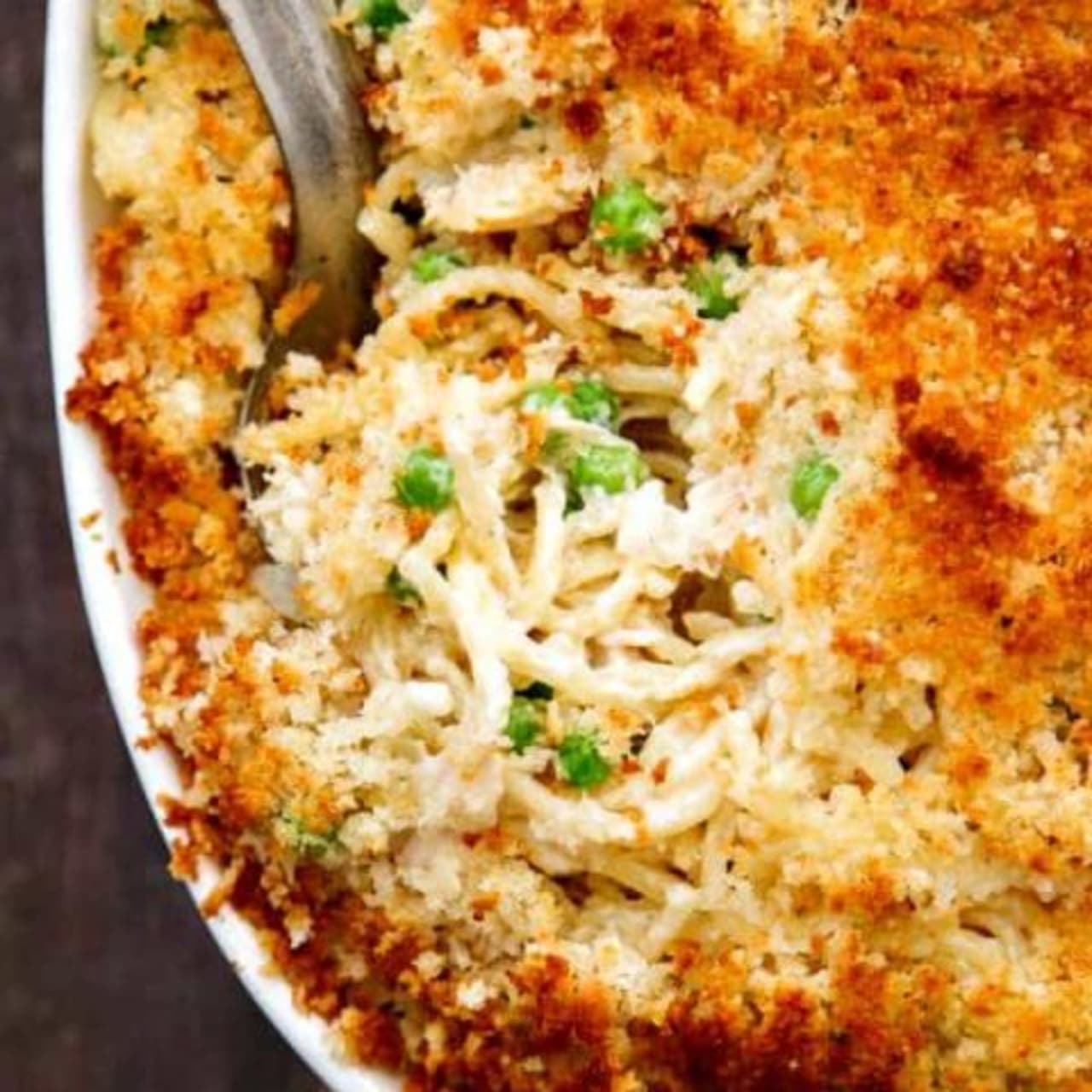 Parmesan, Turkey & Crispy Crumbs Pasta