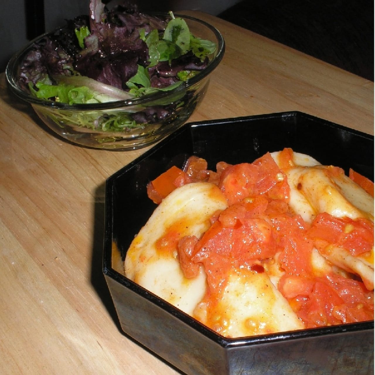 Perogies go Moroccan