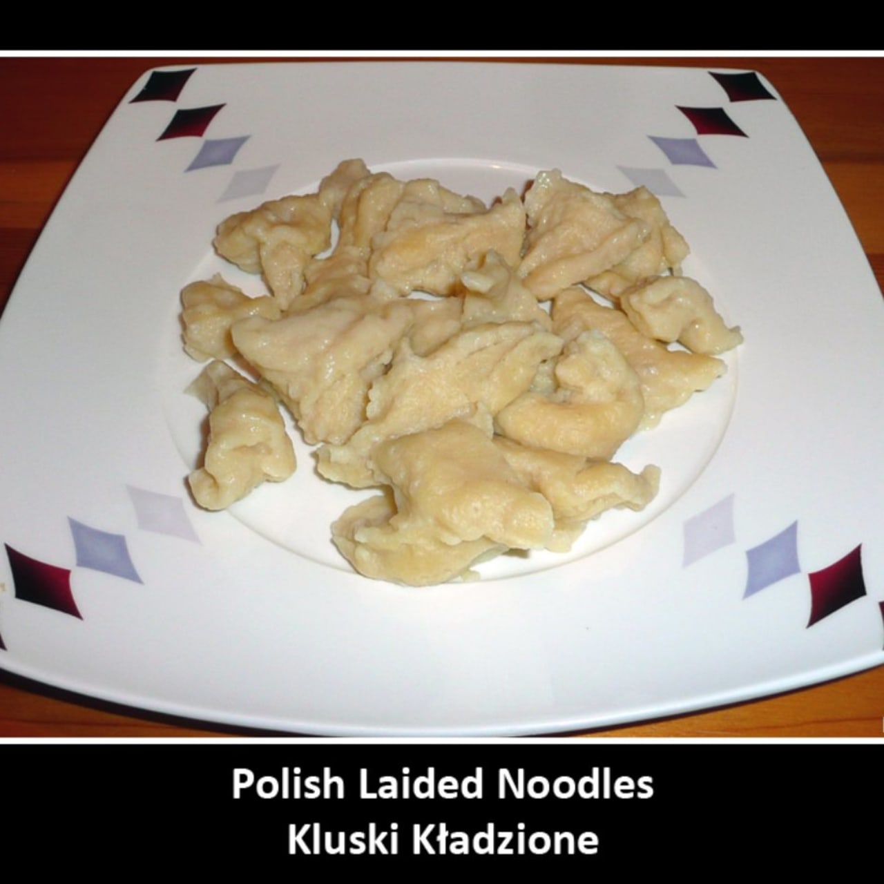 Polish laid noodles/dumplings (Kluski kladzione)