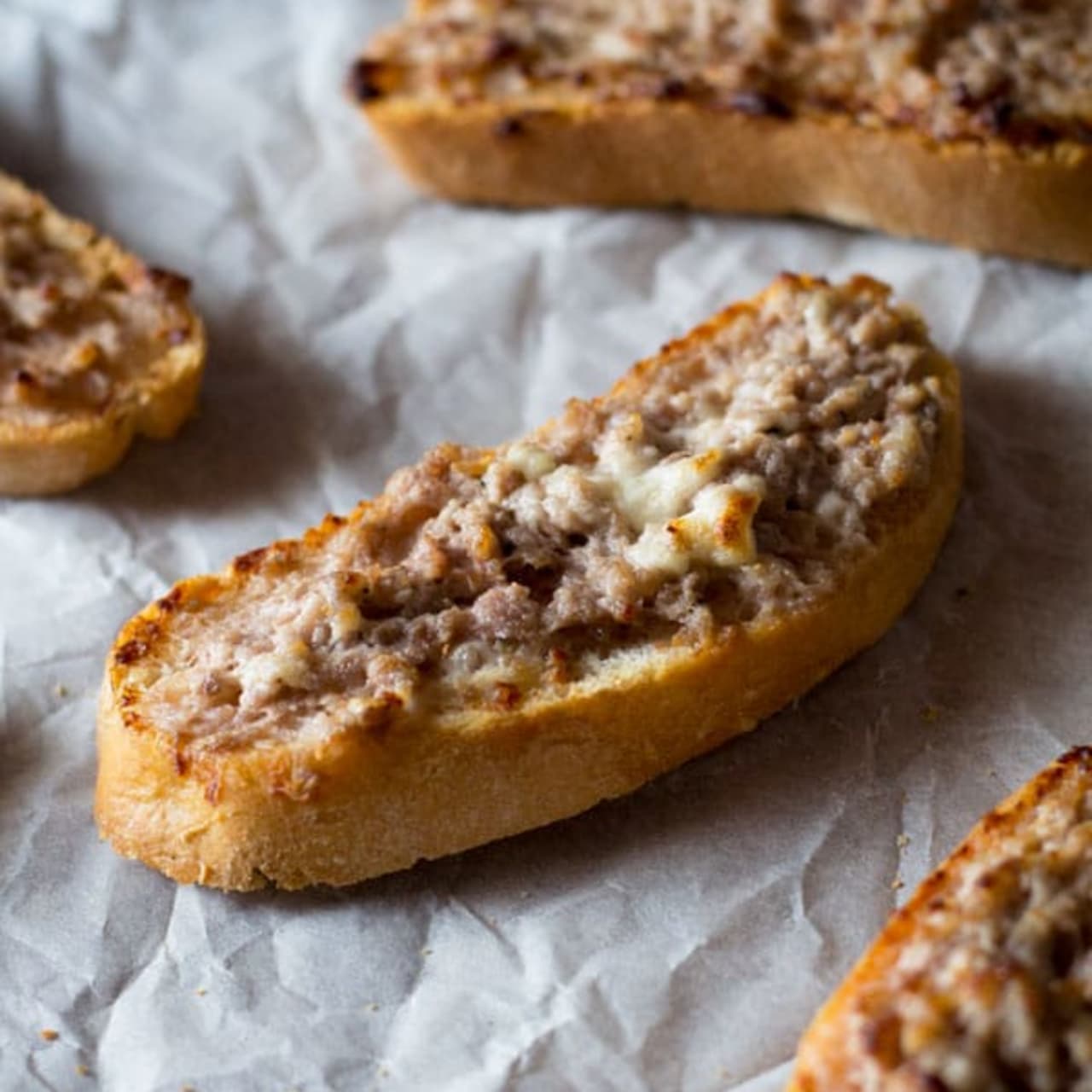 Sausage Crostini