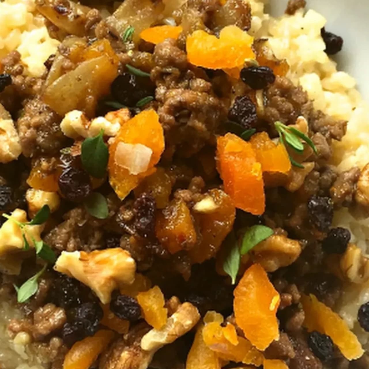South African Bobotie-Spiced Risotto
