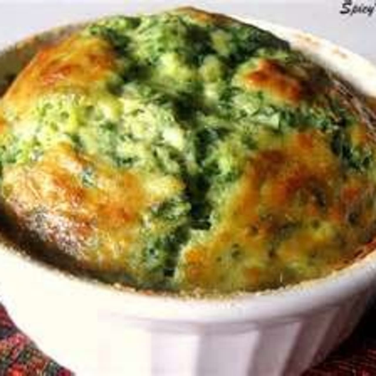 Spinach souffle