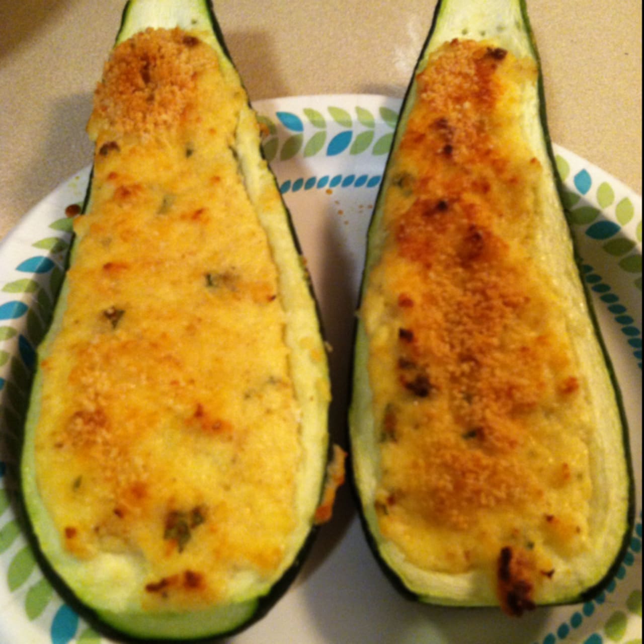 Stuffed Summer Squash