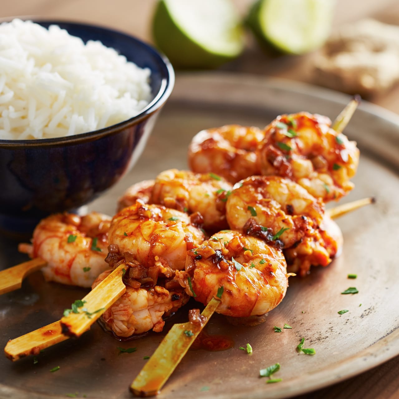 Tequila-Orange Grilled Shrimp