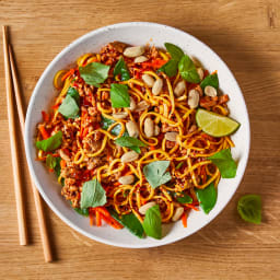 10-Min Thai Turkey Noodle Stir-Fry