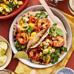 10 Minute Air Fryer Shrimp Tacos