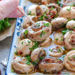 10 Minute Marinated Mushrooms