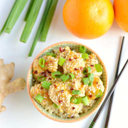 10 Minute Skinny Orange Chicken {GF, Low Cal}