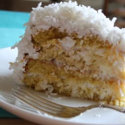 3 Day Coconut Sour Cream Cake