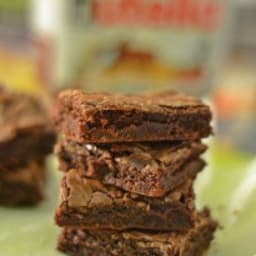 3-Ingredient Nutella Brownies