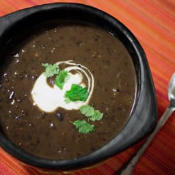 30-Minute Black Bean Soup Recipe