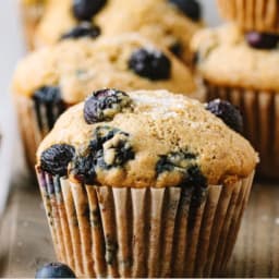 30 Minute Vegan Blueberry Donuts