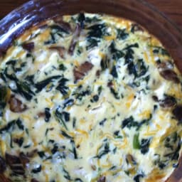 4 Cheese Spinach Quiche